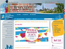 Tablet Screenshot of janze.fr